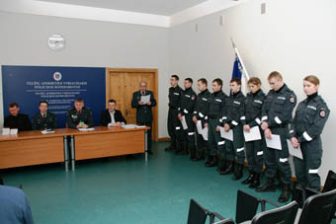 Prisiekė jauni policijos pareigūnai